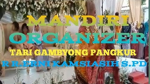 TARI GAMBYONG PANGKUR,Rr ERNI KAMSIASIH S.Pd