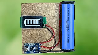 3.7v Battery Charger | Battery Level Indicator With Charging | Battery Test