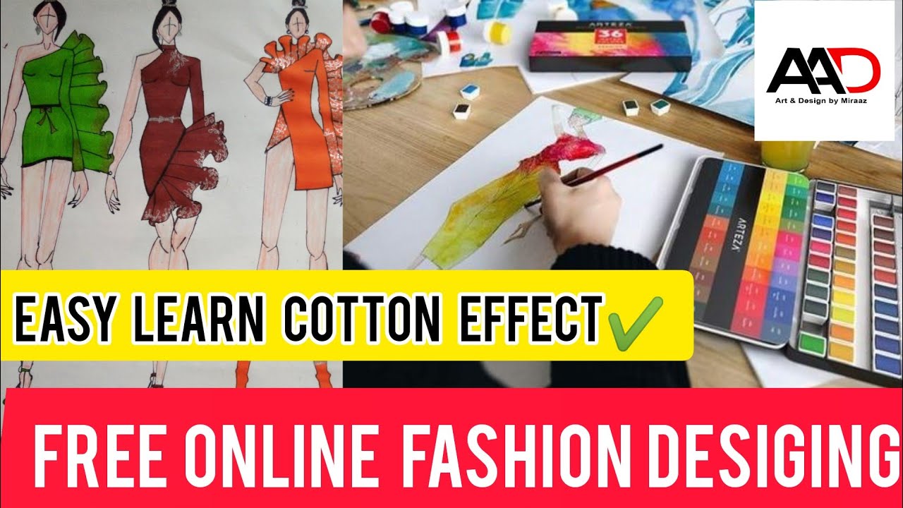 Cotton Effect // FASHION Illustration// Free Online Class - YouTube