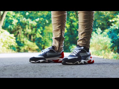 PUMA ORIGIN "BLACK-HI RISE" REVIEW ON FEET YouTube