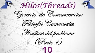 Ejercicio 10 (Parte 1): Hilos, Problema de los filósofos comensales. (Análisis del problema)