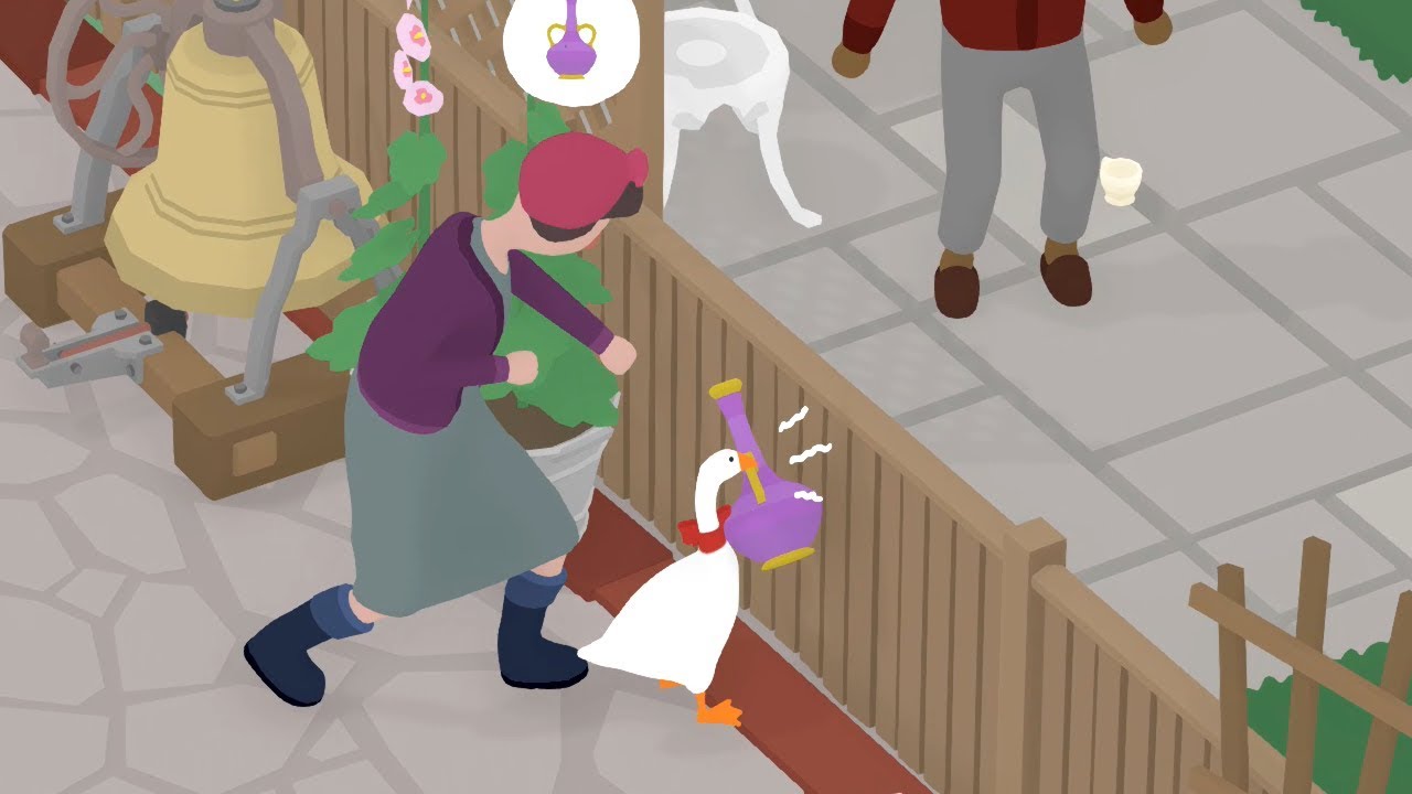 PSA: When you start Untitled Goose Game in Co-Op mode, the Intro Screen  shows Untitled Geese Game, which I find very wholesome. Have a great day.  : r/gaming