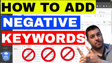 How To Add Negative Keywords In Adwords (EASY)