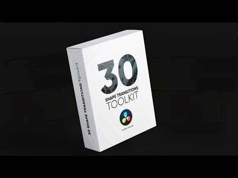 30 Shape Transitions-DaVinci Resolve, a Templates & Theme by Polygon Motions (Thumbnail 1 of 2)