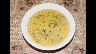 Riquísima SOPA de CHAMPIÑONES/Сливочный суп с шампиньонами