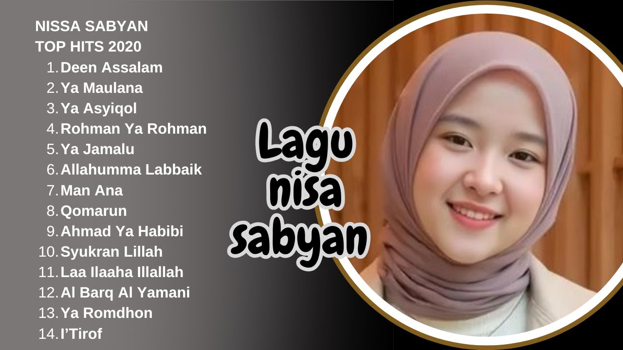 DAFTAR LAGU NISA SABYAN TANPA IKLAN
