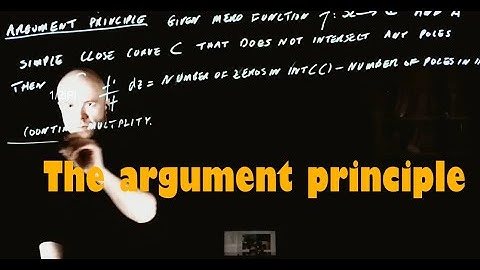 The argument principle
