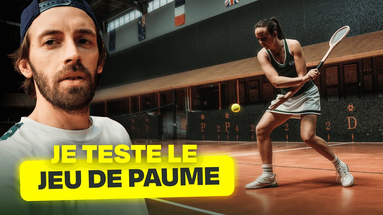 Paume Rackets Je découvre le jeu de paume, l'ancêtre du tennis (avec la n°2 mondiale ...