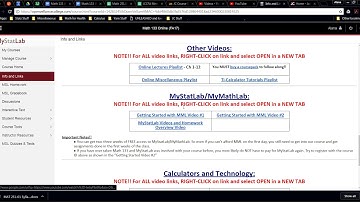 Math 133 Online Quick Start Video