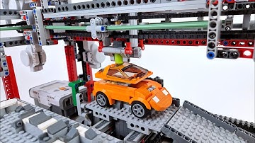 Ik heb een volledig geautomatiseerde LEGO-autofabriek gebouwd