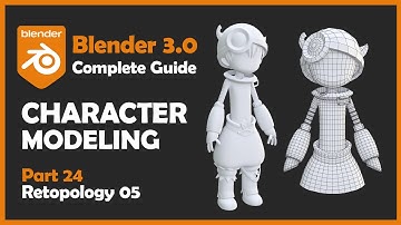 [#24] Blender 3.0 Character Modeling Tutorial - Retopology 05 [2022]