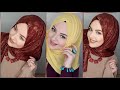 تعليم لفات حجاب للعيد 2021  سهلة و انيقة Şal Bağlamaları teknikleri | Turkish Hijab Tutorial