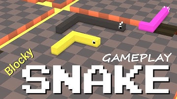 Blocky Snake Gameplay  (No Commentary)