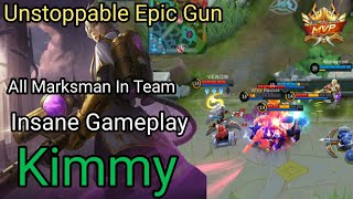 All Marksman In One Team Kimmy With Unlimited Bullets Skin Giveaway Mobile Legends