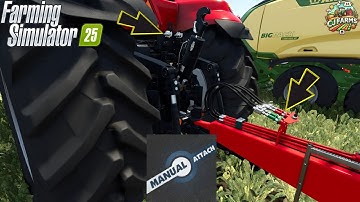 FS25! | Hoe de handmatige bevestiging te bedienen! | #fs25 | #cjfarms