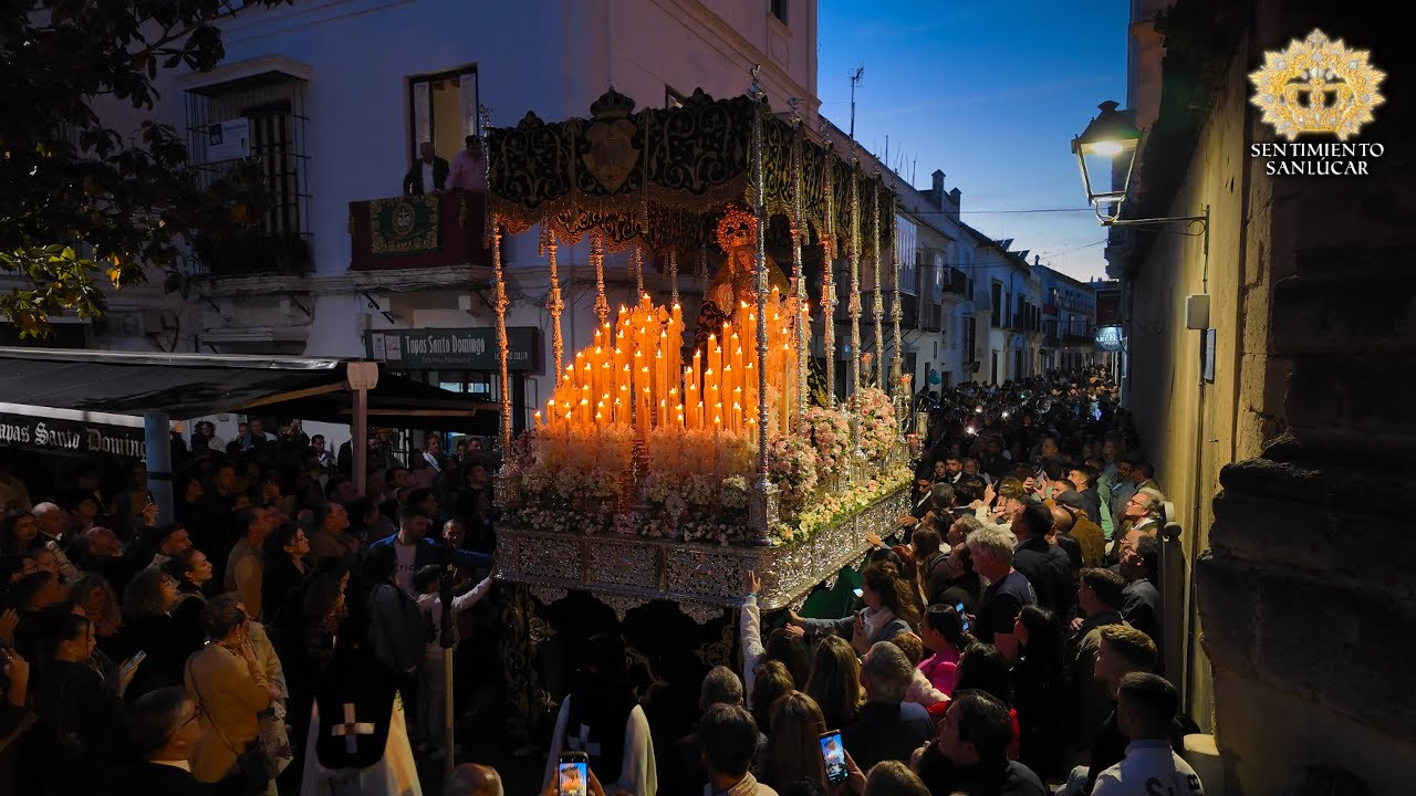 [4K] Ntra. Señora de la Esperanza Coronada (Calle Bolsa y Mar) - Sanlúcar de Barrameda 2025