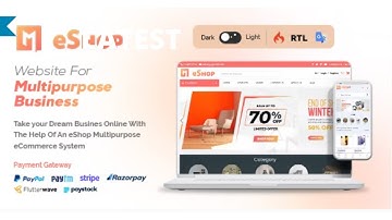 eShop Web - Multi Vendor Web PHP Script Download || Make Eshop Multi Vendor eCommerce Website