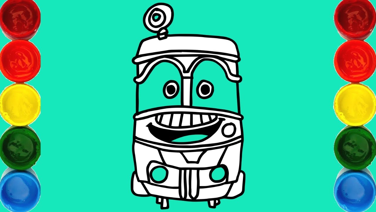 Robot Trains Poem | Coloring Page | Kids Praise