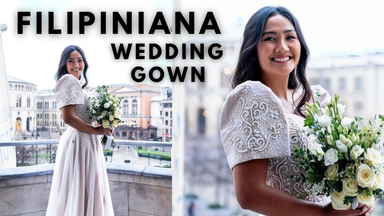 Modern Filipiniana Wedding Dress