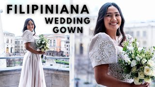 my FILIPINO wedding GOWN from DIVISORIA 👰🏽‍♀️