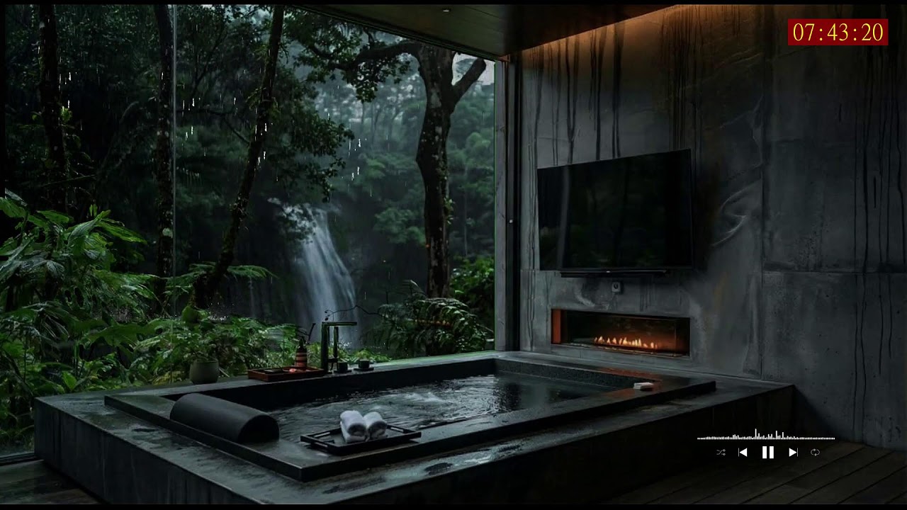 Relaxing Audio Environment Created to Support Calm Awareness and Mind Rest