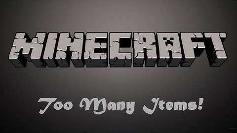 Too Many Items Mod Spotlight - Minecraft 1.4.7