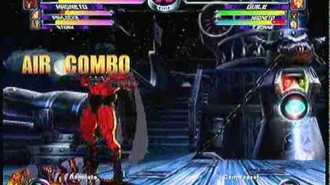 MvC2 Online (360): Brett (MSP) vs Gamweasel (Guile/Mag/Tron) 14 .:12.28.09:.