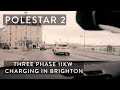 Polestar 2 - Charging on a 3 phase 11kw charger in Brighton