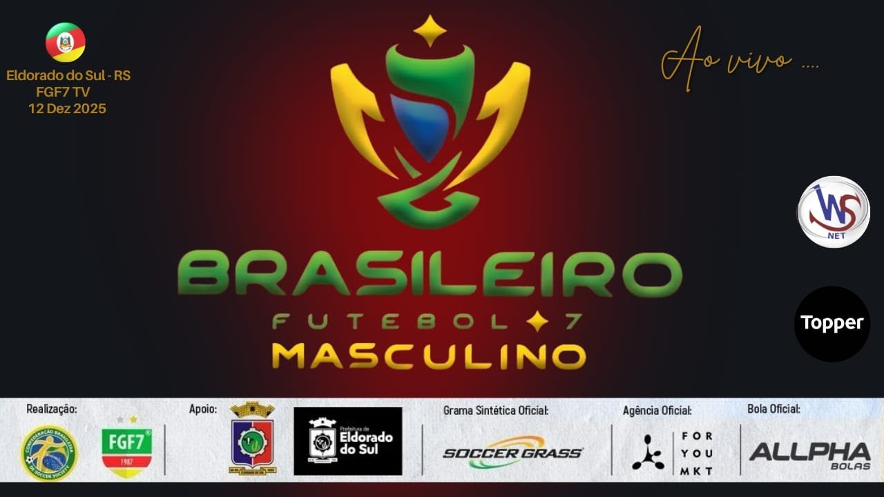 GERVASIO SP X VERA CRUZ PR - SEMIFINAL - BRASILEIRO DE FUTEBOL SETE 2025 - ELDORADO DO SUL