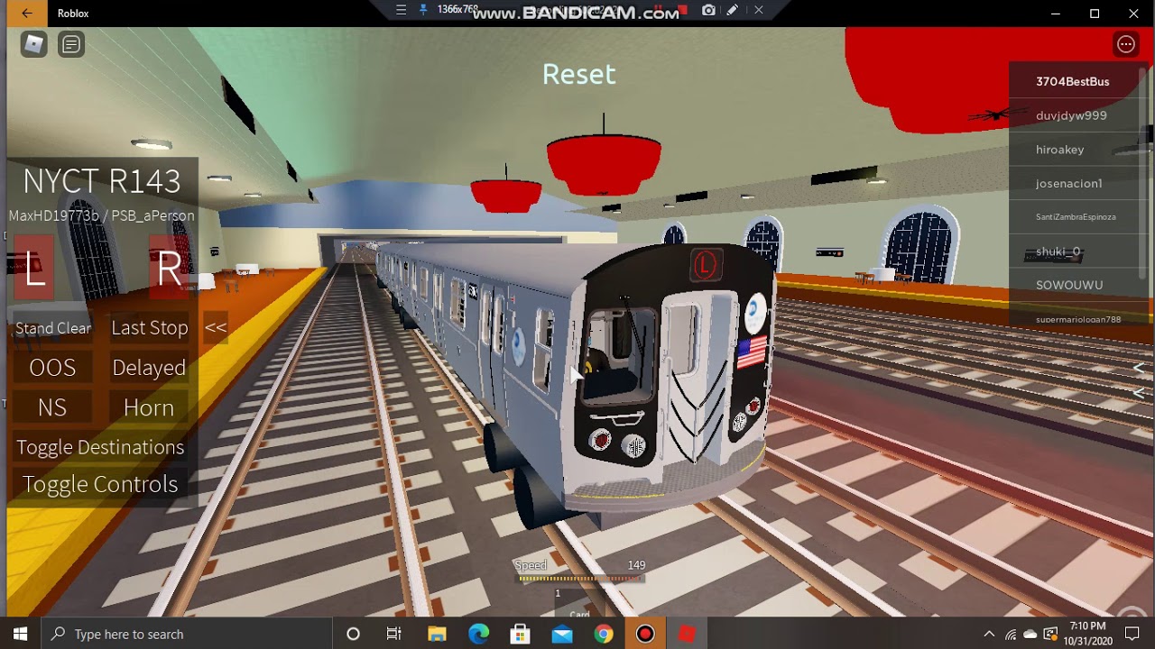 Roblox R143 Roblox: R143 Siemens L Train Drive! - YouTube