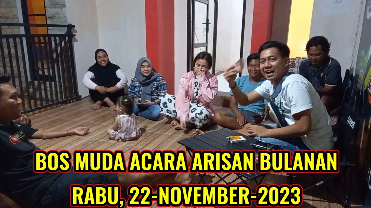 BOS MUDA ACARA ARISAN BULANAN RABU, 23-NOVEMBER-2023