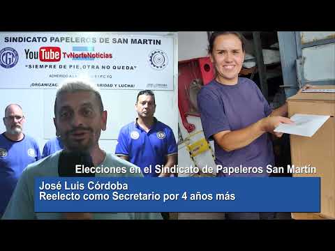 Elecciones en Papeleros San MartÃn
