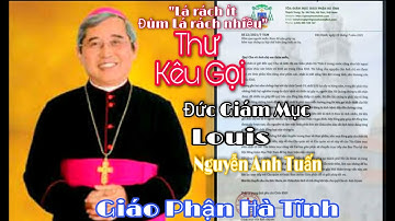 Thư Kêu Gọi Của Đức Giám Mục Louis Nguyễn Anh Tuấn  Giáo Phận Hà Tĩnh.