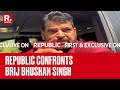 Brij Bhushan Admits Son&#39;s Convoy Responsible for Accident: Confesses After Republic&#39;s Confrontation