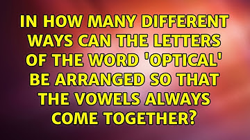 In how many different ways can the letters of the word 