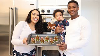 Baking Christmas Cookies With Baby Shine! |Vlogmas Day 8