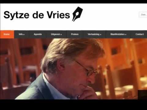 Geheel vernieuwde website Sytze de Vries