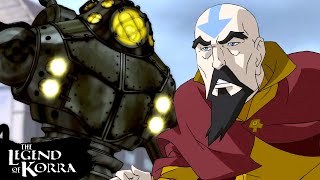 Team Avatar Rescues Tenzin from the Equalists | Full Scene | The Legend of Korra
