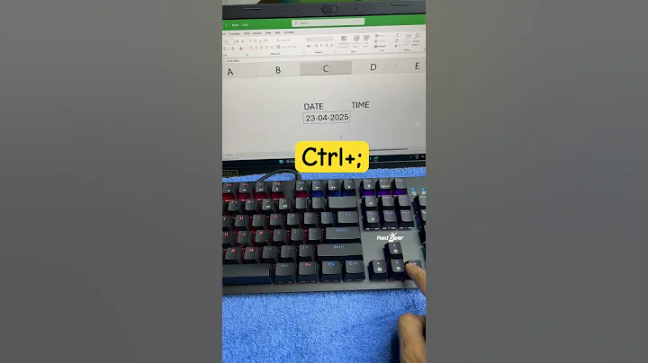 Excel Shortcut key for Date and Time #excel #exceltutorial #shortcutkeys #trending #dysatech