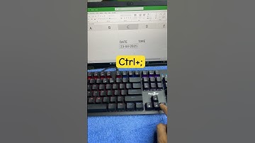 Excel Shortcut key for Date and Time #excel #exceltutorial #shortcutkeys #trending #dysatech