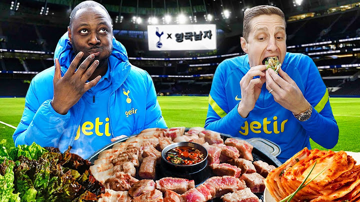 Tottenham Legends try REAL Korean BBQ for the first time!