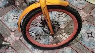 Review Sepeda Lipat Exotic Jadul Murah meriah seharga ratusan Ribu 20 inch Rem Cakram depan belakang