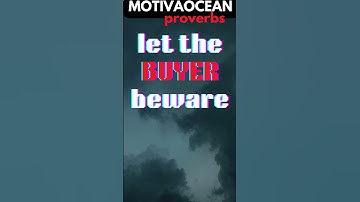 "Let the Buyer Beware: A Lesson in Smart Choices! 💡🛍️"MOTIVAOCEAN