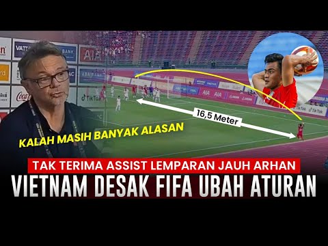 KONYOL🤣 Pelatih Vietnam Tak Terima Cara Lempar Pratama Arhan | Indonesia U22 vs Vietnam U22 (3-2)