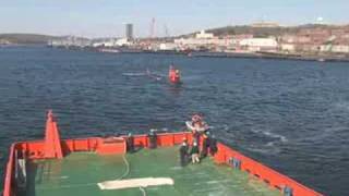 SSV Carolyn Choust Towing NR-1 Submarine