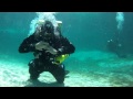 Ccr diver training  boom excercise