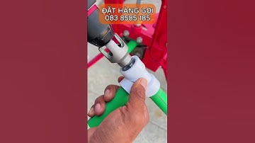 BỘ DỤNG CỤ LẮP MÁY KHOAN ĐỂ TẠO REN ỐNG NƯỚC