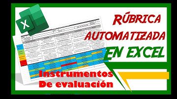 ✅Rúbrica automatizada en Excel  | ✍ [INSTRUMENTO DE EVALUACIÓN]