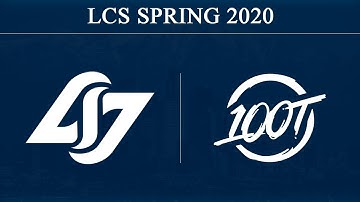 CLG vs 100T | Counter Logic Gaming vs 100 Thieves | LCS Spring 2020 (1st February 2020)