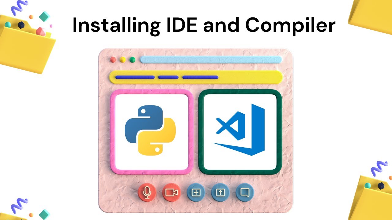 Installation of Python compiler and VS code | First code of python ...